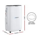 Devanti Dehumidifier 20L Air Purifier White - Image 2