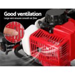 Giantz 63CC Post Hole Digger 200mm Petrol Drill Extension Auger Bits - Image 5