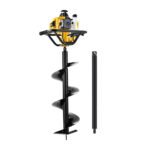 Giantz 63CC Post Hole Digger 300mm Petrol Drill Auger Extension Bits - Image 3