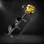 Giantz 63CC Post Hole Digger 300mm Petrol Drill Auger Extension Bits - Image 7