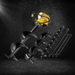 Giantz 63CC Post Hole Digger Petrol Motor Drill Extension Auger Bits Kits - Image 7