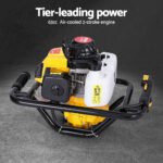 Giantz 63CC Post Hole Digger Petrol Motor Drill Extension Auger Bits Kits - Image 5