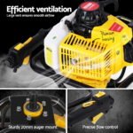 Giantz 63CC Post Hole Digger Motor Only Petrol Engine Yellow - Image 5