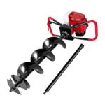 Giantz 63CC Post Hole Digger 200mm Petrol Drill Extension Auger Bits