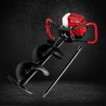 Giantz 63CC Post Hole Digger 300mm Petrol Drill Extension Auger Bits - Image 7