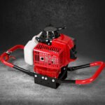 Giantz 63CC Petrol Post Hole Digger Motor Only Engine Red - Image 7
