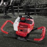 Giantz 65CC Post Hole Digger Motor Only Petrol Engine Red - Image 7