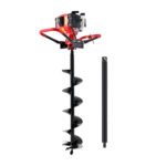 Giantz 65CC Post Hole Digger 200mm Petrol Drill Auger Extension Bits - Image 3