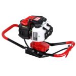 Giantz 65CC Post Hole Digger Motor Only Petrol Engine Red - Image 2