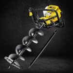 Giantz 65CC Post Hole Digger 200mm Petrol Drill Auger Extension Bits - Image 7