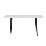 1.5M Artiss Dining Table Marble Effect - Image 3