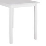 Artiss Dining Chairs and Table Dining Set 4 Cafe Chairs Set Of 5 4 Seater White - Image 3