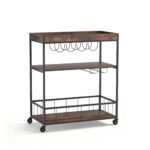 Artiss Kitchen Island Rolling Serving Cart