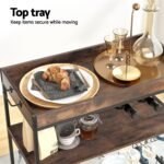 Artiss Kitchen Island Rolling Serving Cart - Image 5