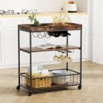 Artiss Kitchen Island Rolling Serving Cart - Image 8