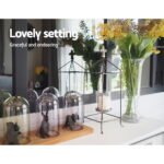 Artiss Console Table 3 Drawers White Hamptons - Image 6