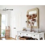 Artiss Console Table 3 Drawers White Hamptons - Image 8