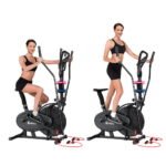 Everfit Exercise Bike 6 in 1 Elliptical Cross Trainer Home Gym Indoor Cardio - Image 3