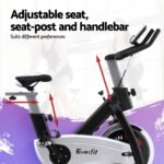 15kg Flywheel Spin Bike Everfit Exercise Bike Home Gym Fitness 120KG Capacity - Image 5