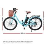 Everfit 26" Electric Bike City Bicycle eBike e-Bike Commuter w/ Battery BL - Image 2