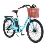 Everfit 26" Electric Bike City Bicycle eBike e-Bike Commuter w/ Battery BL - Image 3
