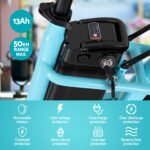 Everfit 26" Electric Bike City Bicycle eBike e-Bike Commuter w/ Battery BL - Image 5