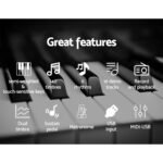 Alpha 88 Keys Electronic Piano Keyboard Digital Electric w/ Stand Sustain Pedal - Image 4