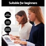 Alpha 61 Keys Electronic Piano Keyboard Digital Electric w/ Stand Touch Sensitive - Image 5