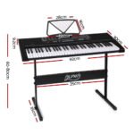 Alpha 61 Keys Electronic Piano Keyboard Digital Electric w/ Stand Sound Speaker - Image 2