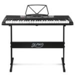 Alpha 61 Keys Electronic Piano Keyboard Digital Electric w/ Stand Sound Speaker - Image 3
