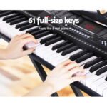 Alpha 61 Keys Electronic Piano Keyboard Digital Electric w/ Stand Sound Speaker - Image 4