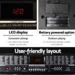 Alpha 61 Keys Electronic Piano Keyboard Digital Electric w/ Stand Sound Speaker - Image 5