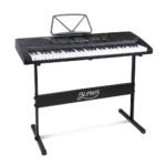 Alpha 61 Keys Electronic Piano Keyboard Digital Electric w/ Stand Lighted Black - Image 8