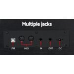 Alpha 88 Keys Electronic Piano Keyboard Digital Electric w/ Stand Semi-Weighted - Image 6