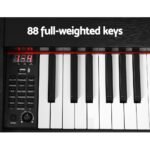 Alpha 88 Keys Electronic Piano Keyboard Digital Electric w/ Stand Stool Weighted - Image 4