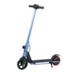 Electric Scooter 130W 16KM/H LED Light Folding Portable Riding Commuter Blue - Image 3