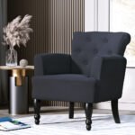 Artiss Armchair Wingback Charcoal Lothair - Image 8