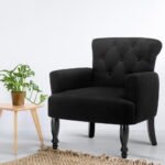 Artiss Armchair Wingback Charcoal Lothair - Image 7