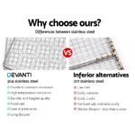 Devanti 6 Trays Food Dehydrator Stainless Steel Tray - Image 5