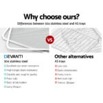 Devanti 9 Trays Food Dehydrator Stainless Steel Tray - Image 6