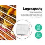 Devanti 10 Trays Food Dehydrator Stainless Steel Tray - Image 6