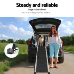 i.Pet Dog Ramp Pet Stairs Steps Car SUV Foldable Portable Ladder Adjustable - Image 5