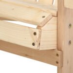 Gardeon 3PC Adirondack Outdoor Table and Chairs Wooden Beach Chair Natural - Image 7