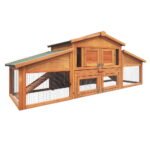 i.Pet Chicken Coop Rabbit Hutch 169cm x 52cm x 72cm Large Chicken Coop Wooden House Run Cage - Image 8