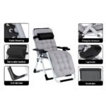 Gardeon Sun Lounge Folding Lounger Camping Zero Gravity Chair Outdoor Furniture - Image 6