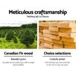 Gardeon Outdoor Storage Bench Box Wooden Garden Chair 2 Seat Timber Furniture - Image 3