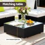 Gardeon 13-Piece Outdoor Sofa Set Wicker Couch Lounge Setting Cover - Image 5