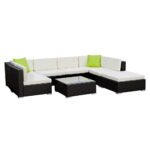 Gardeon 8-Piece Outdoor Sofa Set Wicker Couch Lounge Setting Cover - Image 7