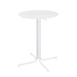 Gardeon Outdoor Bar Table Round Folding Desk Top 109cm Patio Furniture White