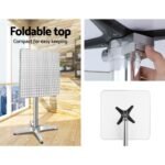 Gardeon 3-Piece Outdoor Bar Set Bistro Table Stools Adjustable Square Cafe - Image 6